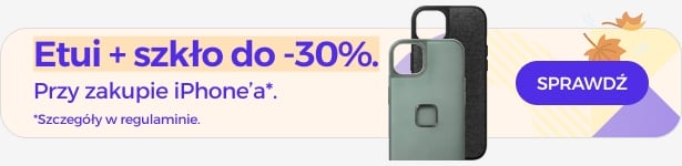 Etui + szkło do 30% taniej przy zakupie iPhone'a