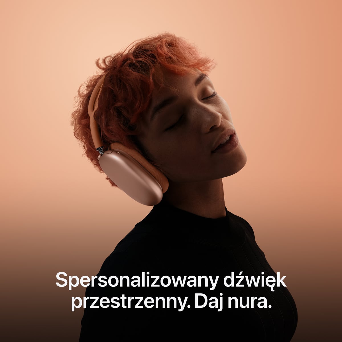 Apple AirPods Max - Słuchawki bezprzewodowe Bluetooth (USB-C) - Księżycowa Poświata