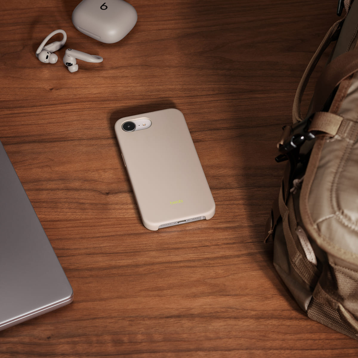 Apple Beats Etui do iPhone 17e z MagSafe - Boksytowy beżowy
