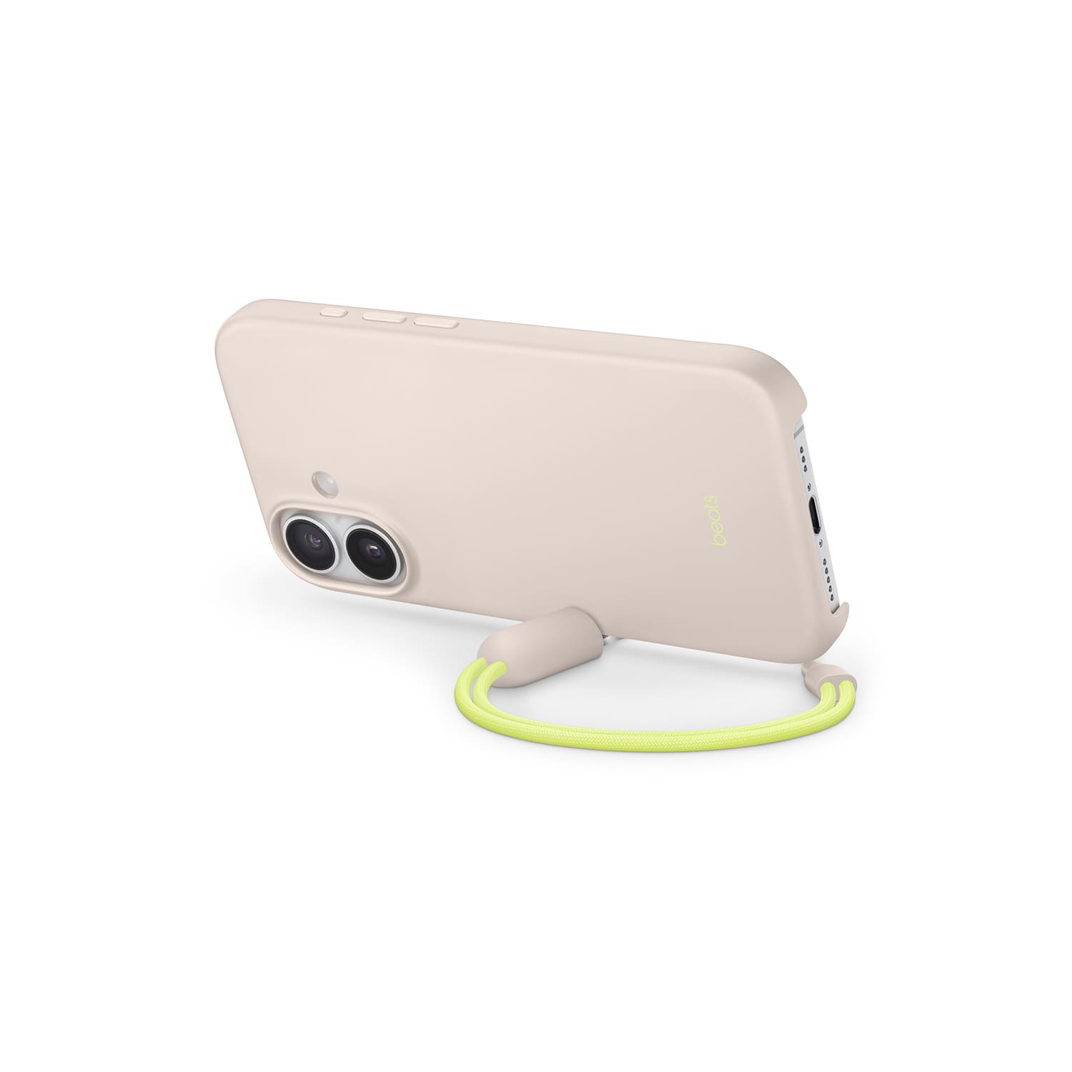 Apple Beats Kickstand etui z podpórką do iPhone 17 z MagSafe i panelem Sterowanie aparatem - Boksytowy beżowy