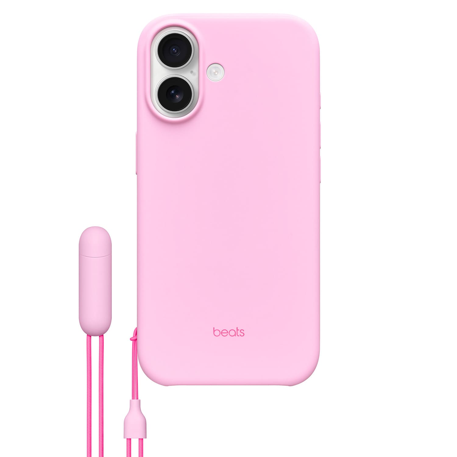 Apple Beats Kickstand Etui z podpórką do iPhone 17 z MagSafe i panelem Sterowanie aparatem - opalowy różowy