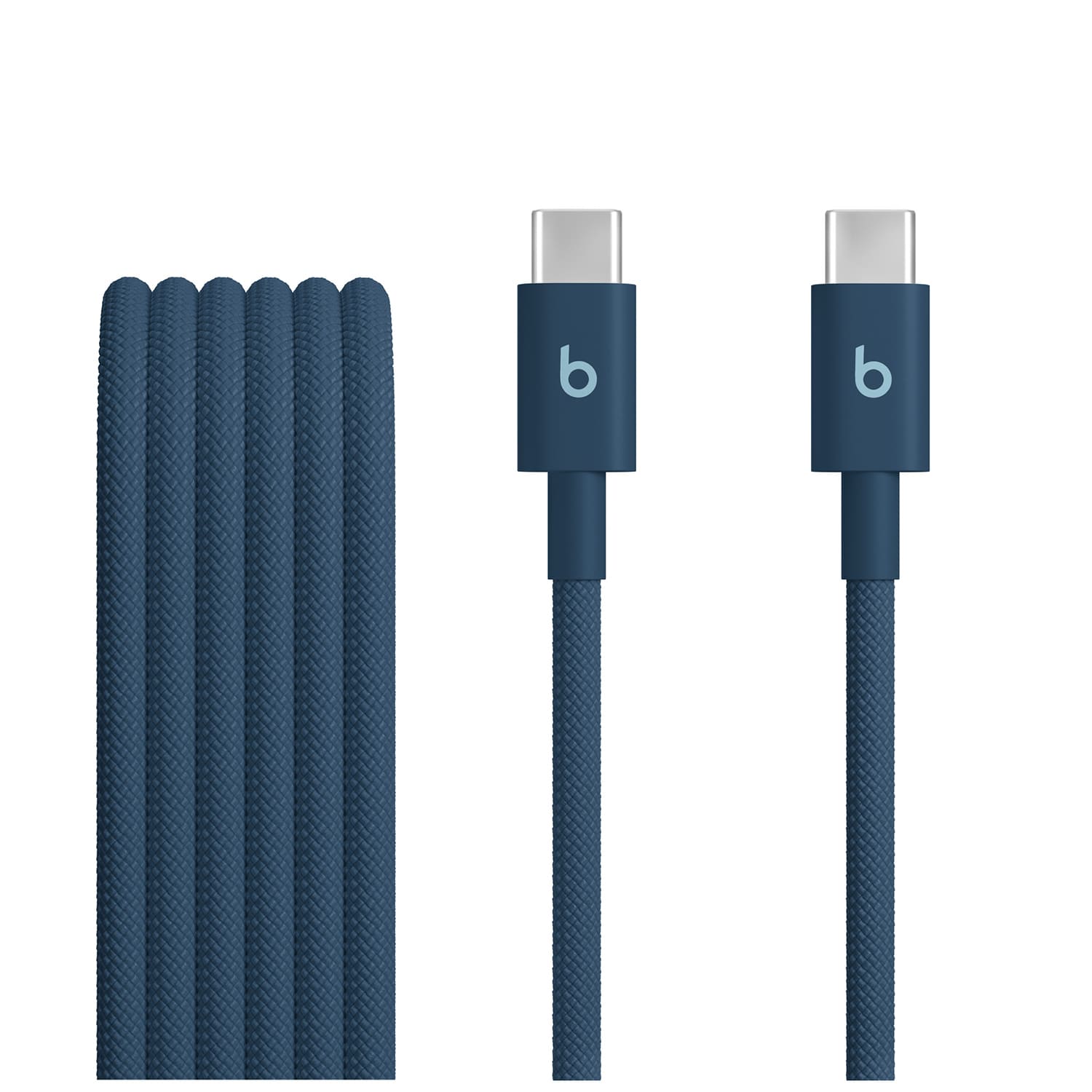 Apple Beats Pleciony przewód USB-C na USB-C (1,5m) - Elektryzujący granatowy