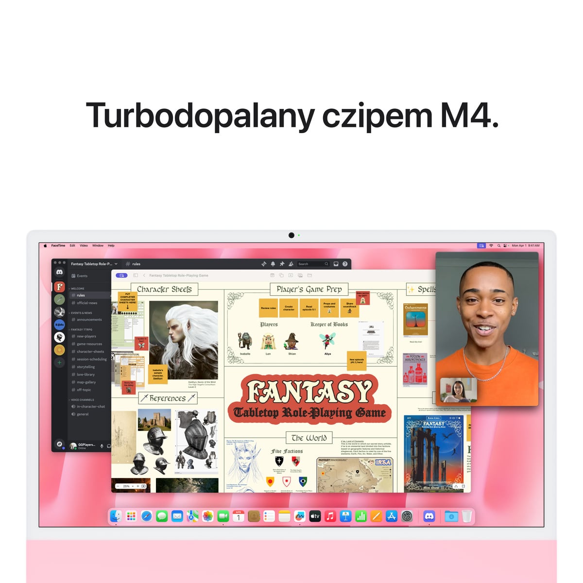 Apple iMac 24 4,5K Retina M4 10-rdzeniowy CPU + 10-rdzeniowy GPU / 16GB / 256GB / Gigabit Ethernet / Różowy (Pink) Apple iMac 24 4,5K Retina M4 10-rdzeniowy CPU + 10-rdzeniowy GPU / 16GB / 256GB / Gigabit Ethernet / Różowy (Pink)