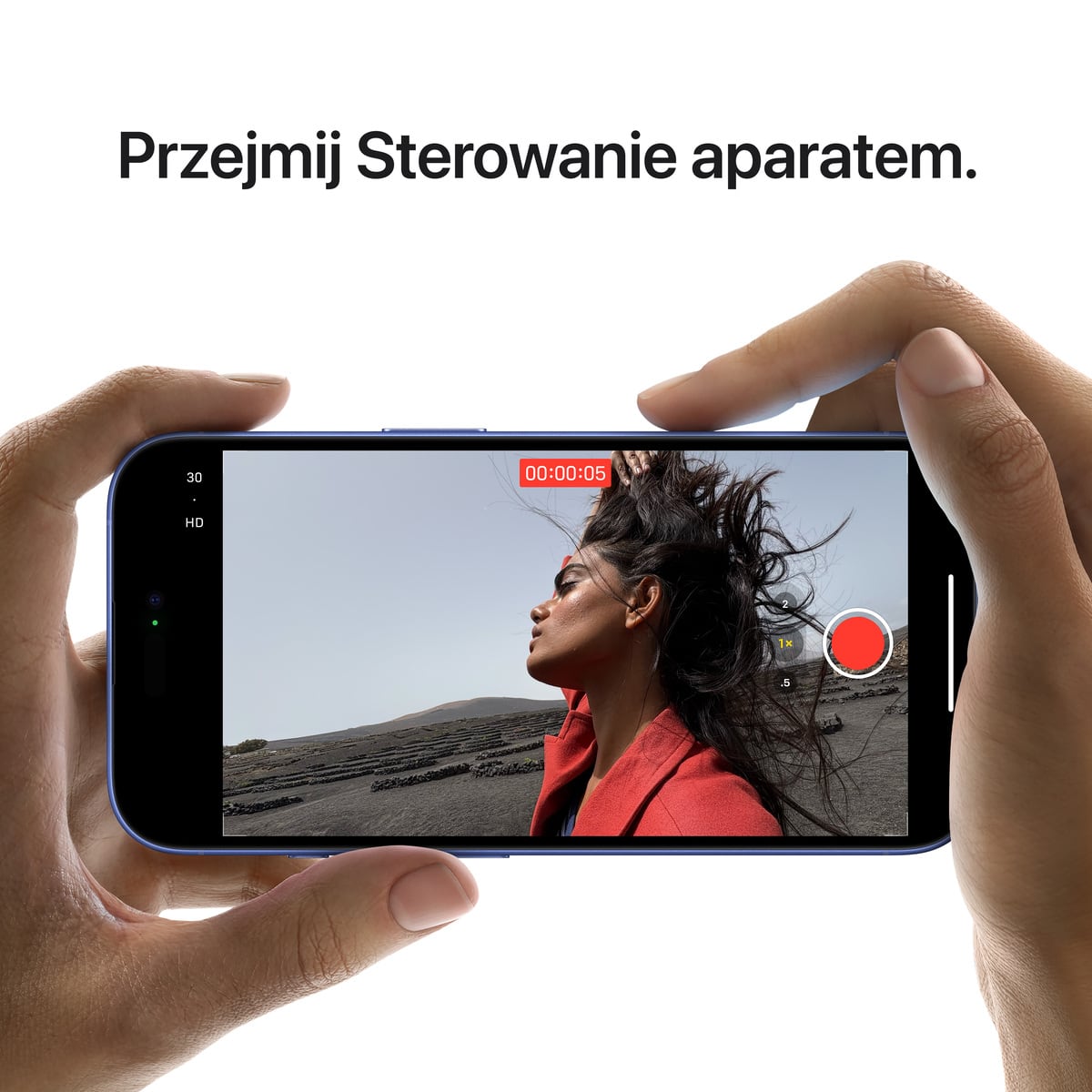 Apple iPhone 16 Plus 256GB Czarny (Black) - sterowanie aparatem