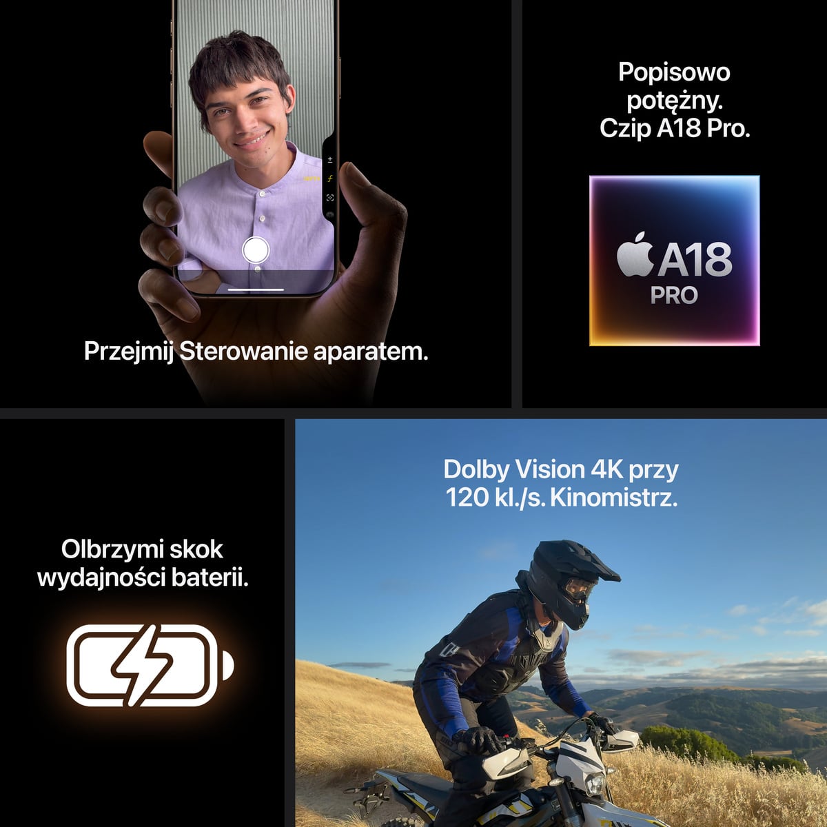 Apple iPhone 16 Pro 256GB Tytan pustynny (Desert Titanium) - korzyści