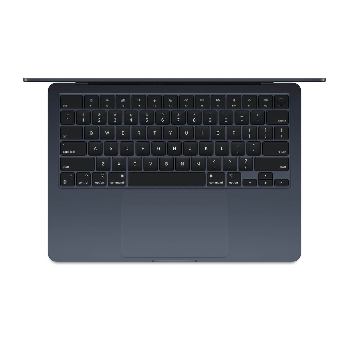 Apple MacBook Air 13 M3 8-core CPU + 8-core GPU / 8GB RAM / 256GB SSD / Klawiatura US / Północ (Midnight) - klawiatura Apple MacBook Air 13 M3 8-core CPU + 8-core GPU / 8GB RAM / 256GB SSD / Klawiatura US / Północ (Midnight) - klawiatura