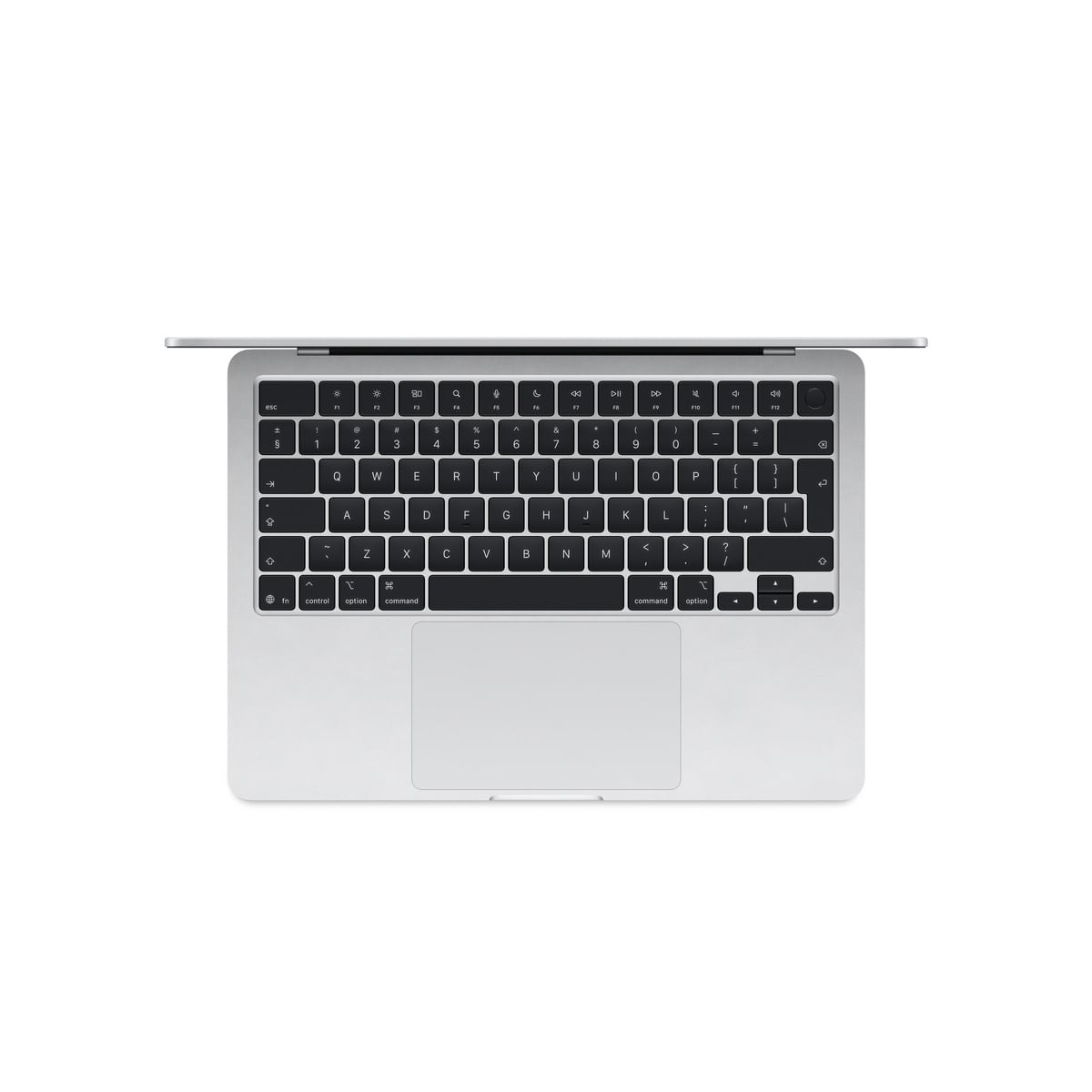 MacBook Air 15 cali M2 Srebrny - klawiatura