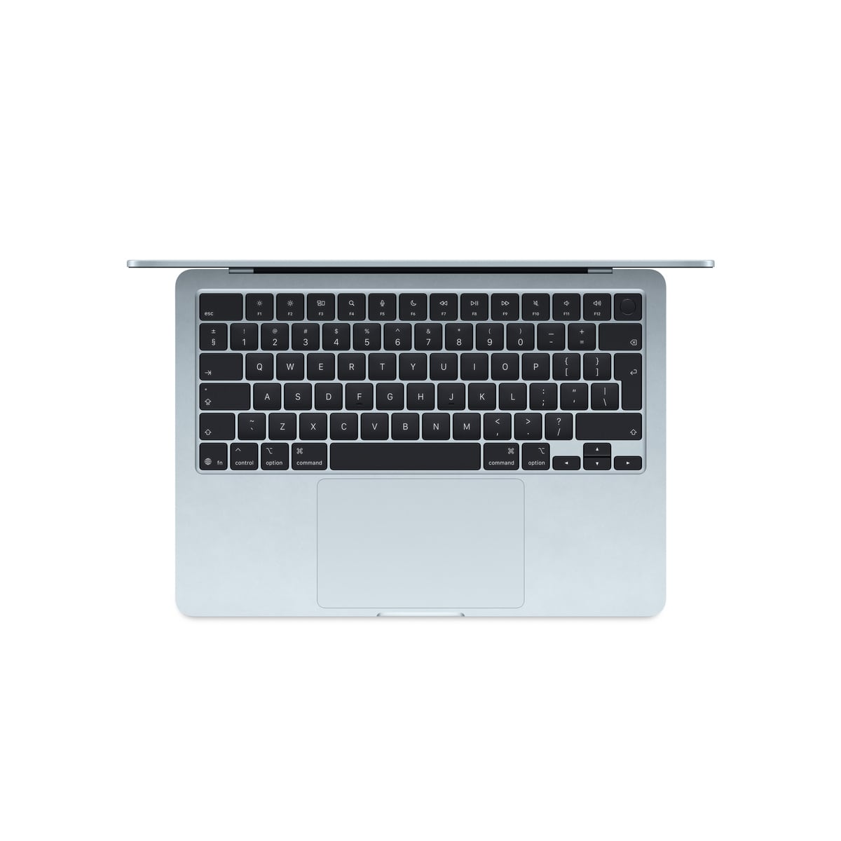 MacBook Air 15 cali M2 Błękitny - klawiatura