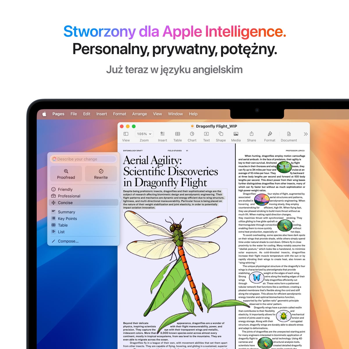 MacBook Air 15 cali M2 P&oacute;łnoc - wyświetlacz