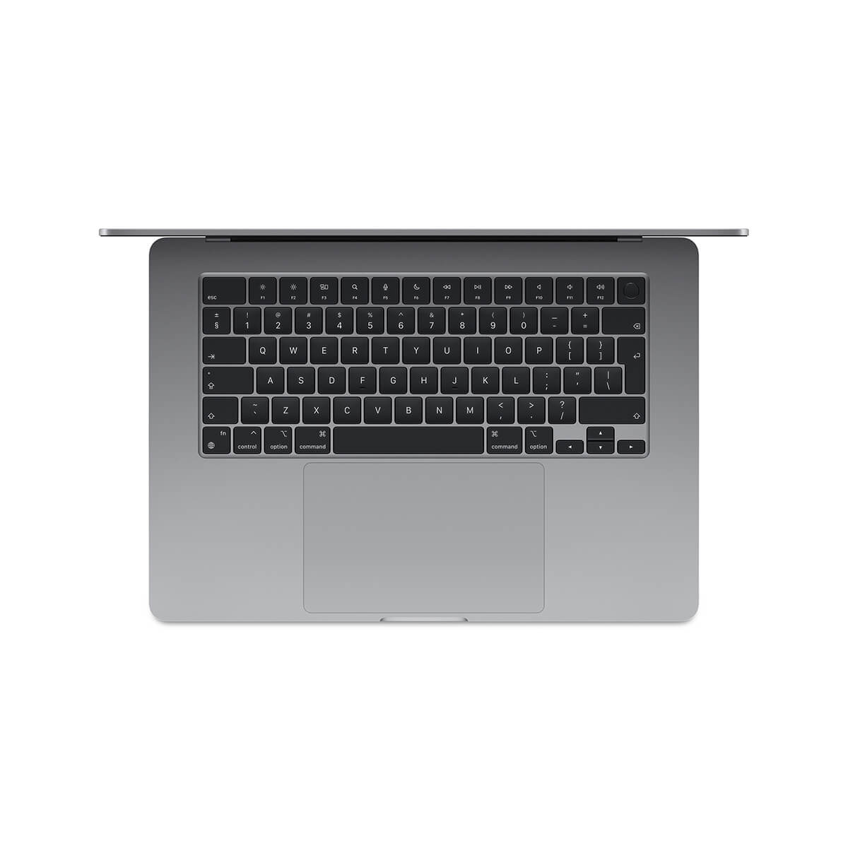 Apple MacBook Air 15 M3 8-rdzeniowy CPU + 10-rdzeniowe GPU / 16GB / 256GB SSD / Gwiezdna szarość (Space Gray) - klawiatura