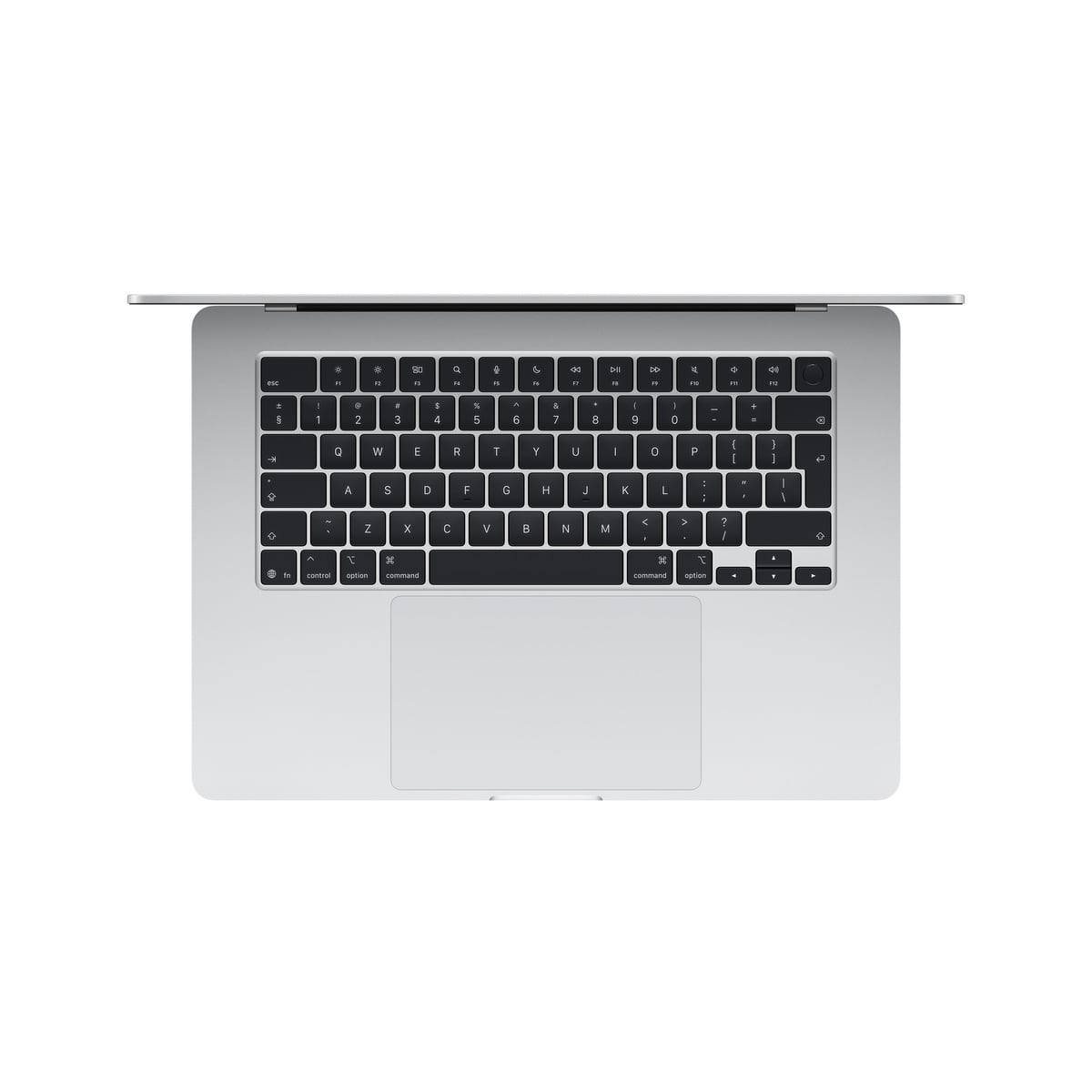 MacBook Air 15 cali M2 Srebrny - klawiatura