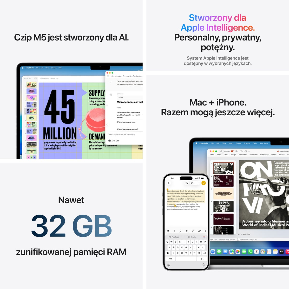 MacBook Air 15 cali M2 Błękitny - lifestyle