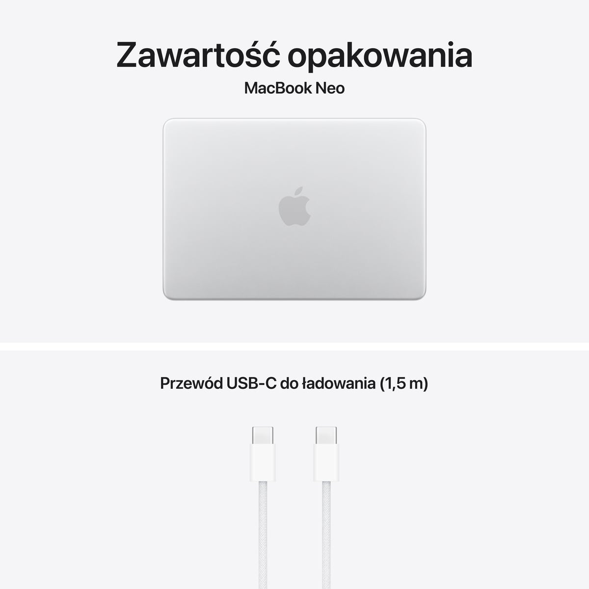 MacBook Air 15 cali M2 Srebrny - klawiatura