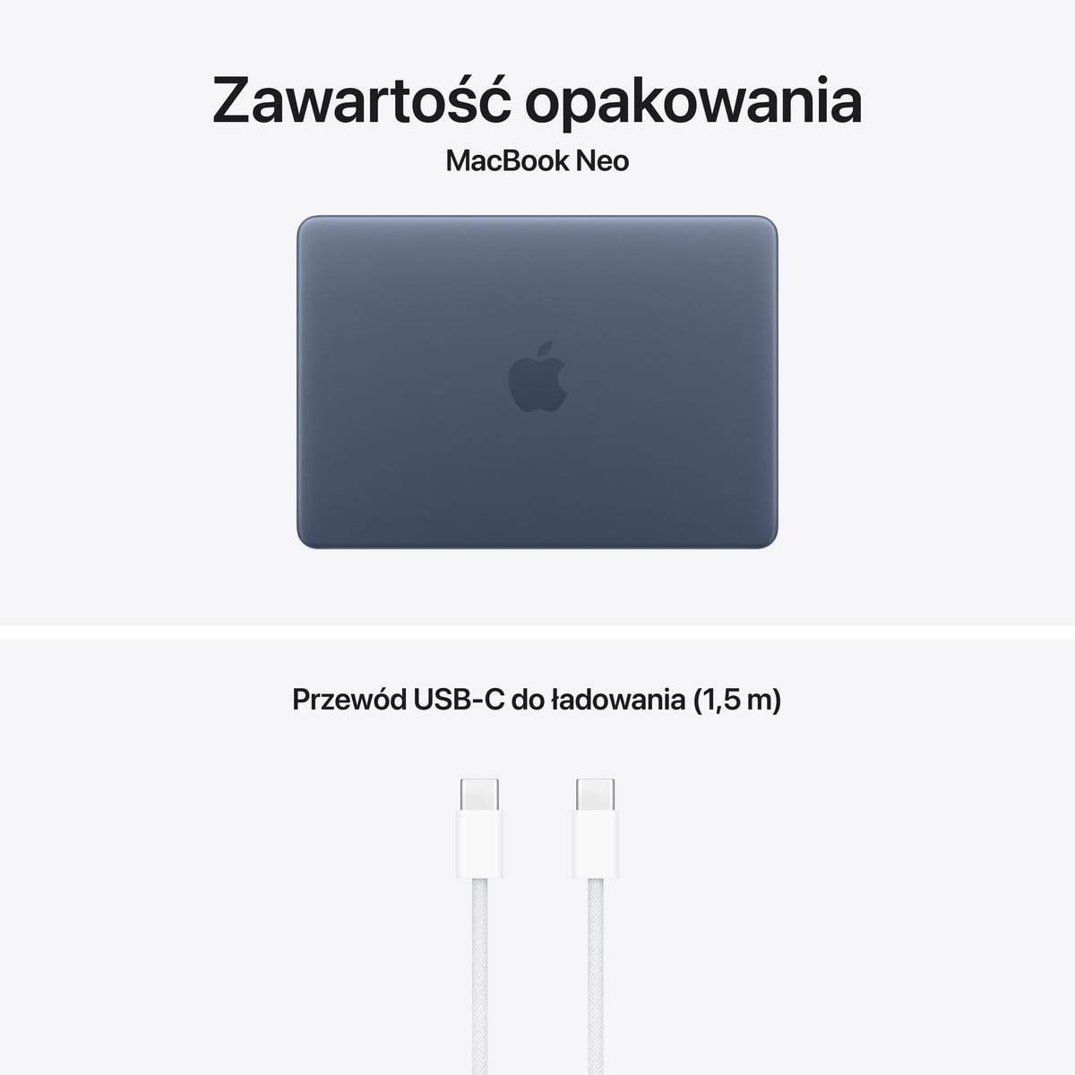 MacBook Air 15 cali M2 Indygo - klawiatura MacBook Air 15 cali M2 Indygo - klawiatura