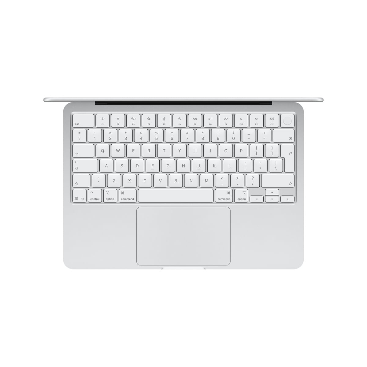 MacBook Air 15 cali M2 Srebrny - klawiatura