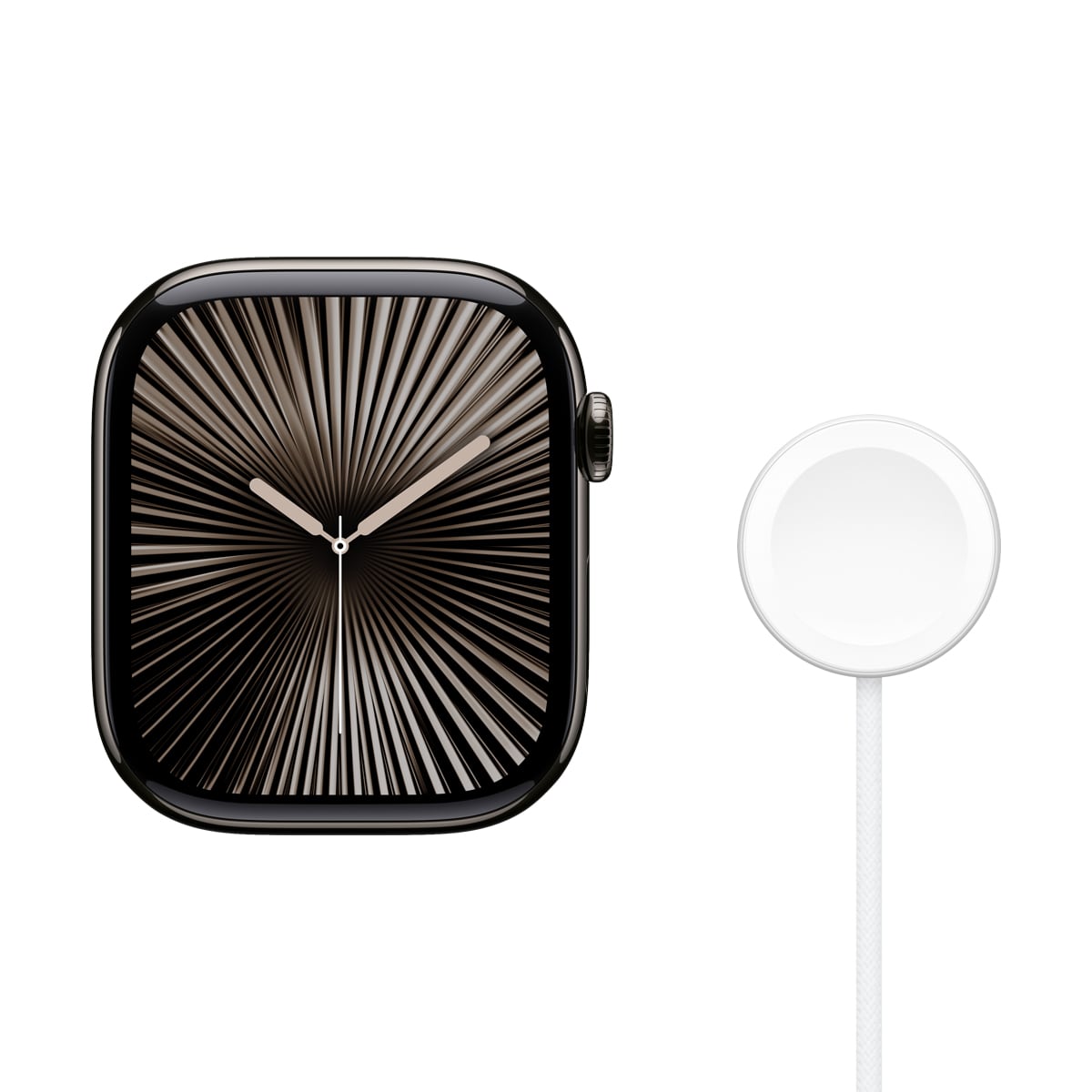 Apple Watch Series 10 GPS + Cellular Koperta 46mm z Tytanu w kolorze Łupku - bez paska