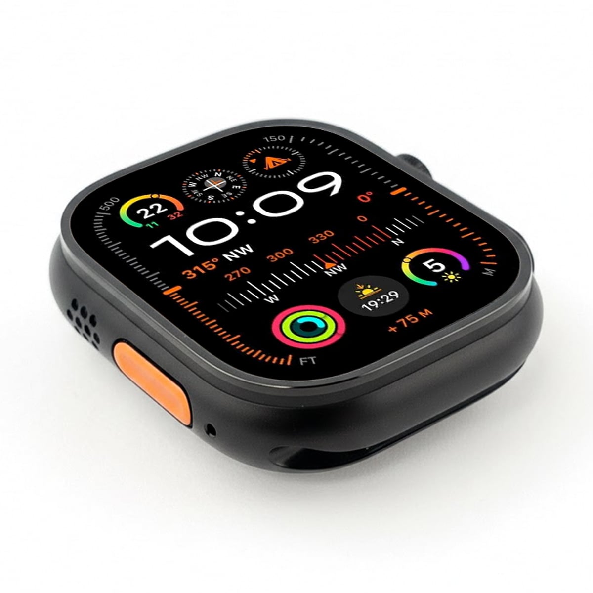 Apple Watch Ultra 2 GPS + Cellular Koperta 49mm z Tytanu w kolorze Czarnym - bez paska