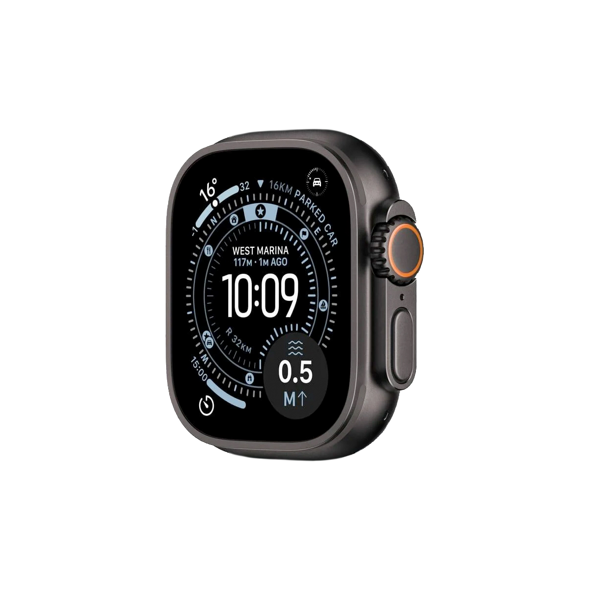 Apple Watch Ultra 3 GPS + Cellular Koperta 49mm z Tytanu w kolorze Czarnym
