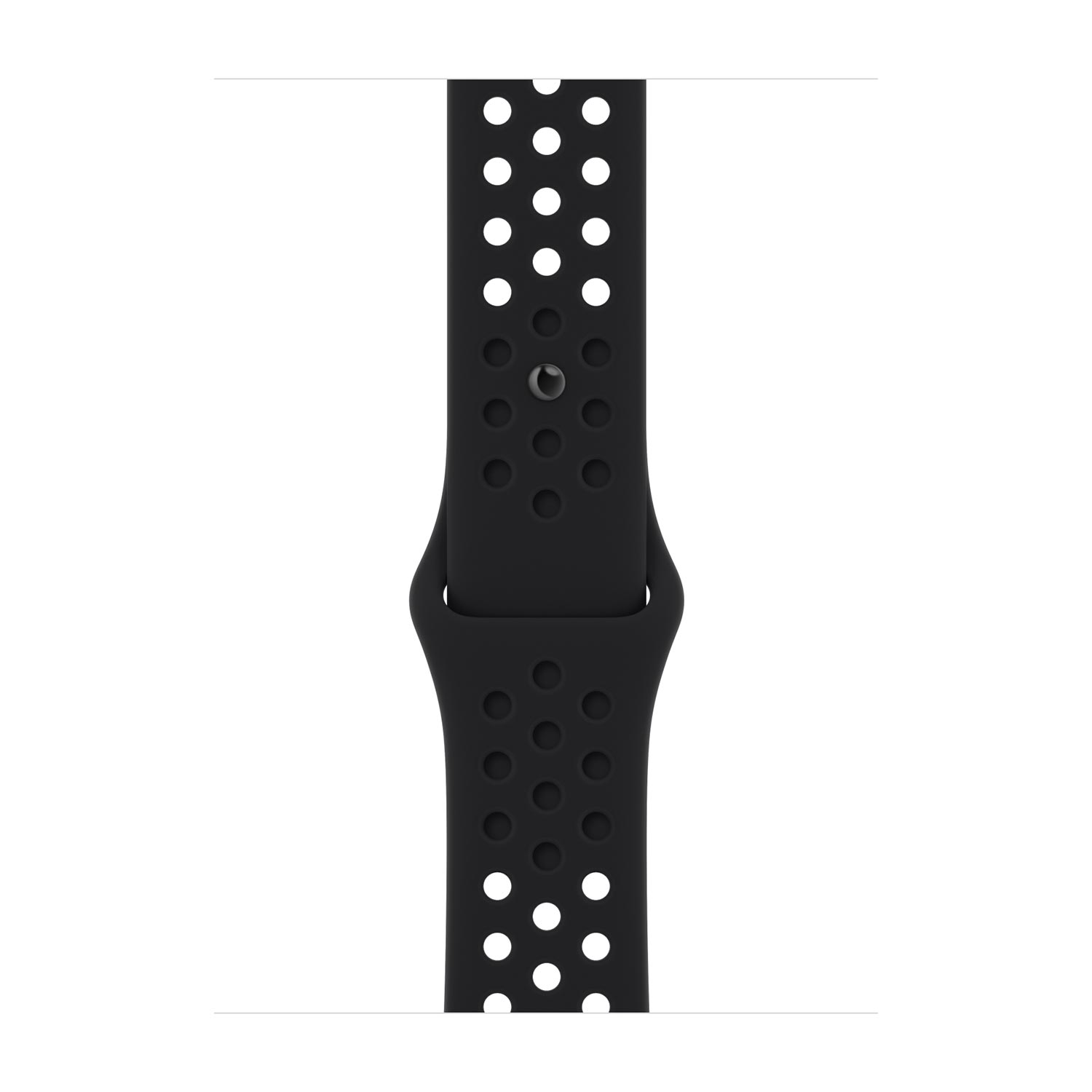 Apple Pasek sportowy Nike  w kolorze czarnym do koperty 38mm / 40mm / 41mm / 42mm - rozmiar S/M/L