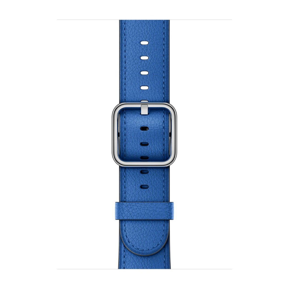 Apple Skórzany pasek z klamrą klasyczną w kolorze ostrego błękitu do koperty 42mm / 44mm / 45mm / 46mm / 49mm - rozmiar M/L