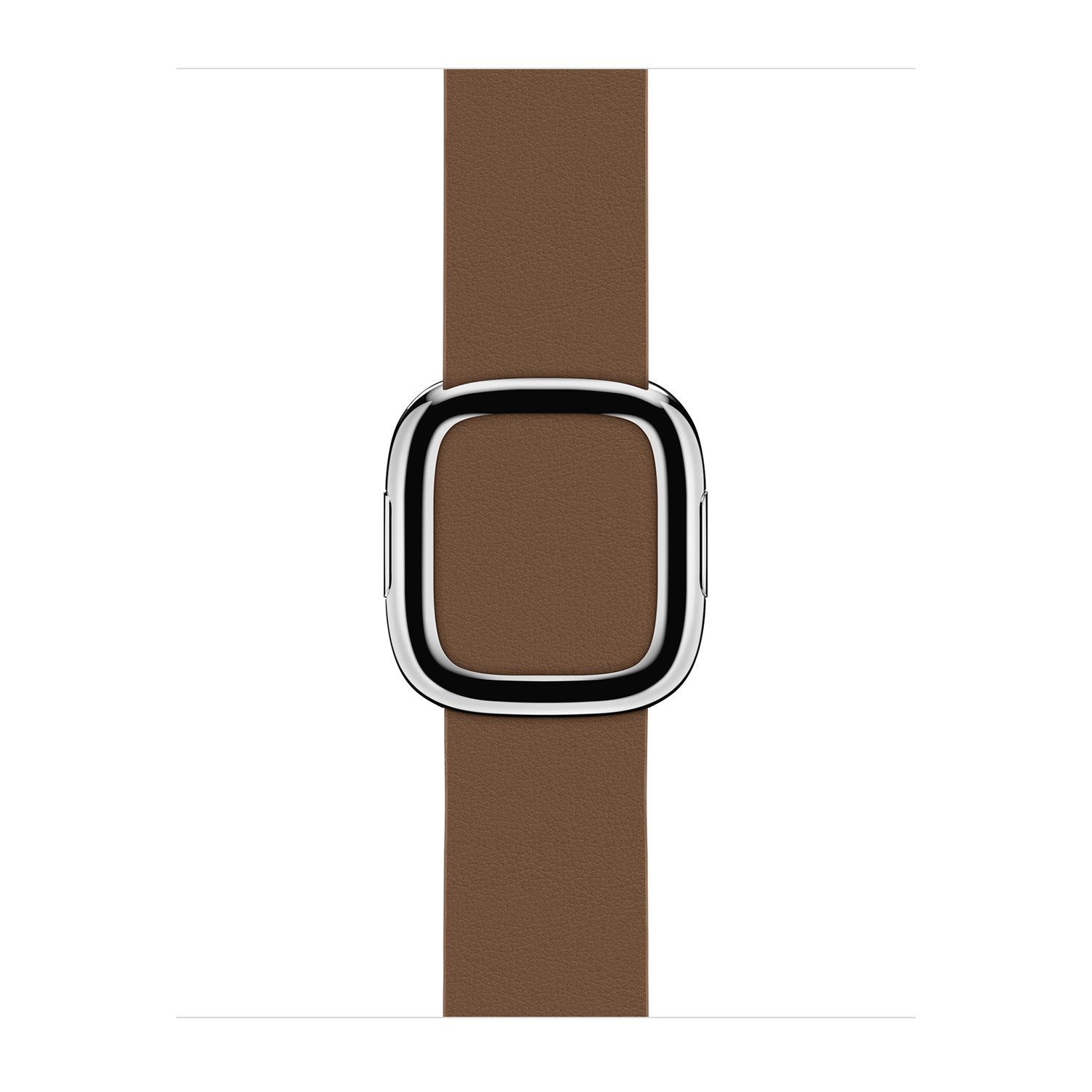 Apple Pasek z klamrą nowoczesną w kolorze brązu do koperty 38mm / 40mm / 41mm / 42mm - rozmiar S
