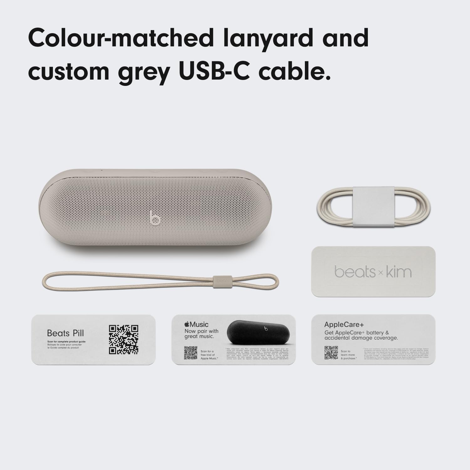 Beats Pill x Kim Kardashian Bezprzewodowy głośnik Bluetooth – Ciemnoszary (Dark Gray) 