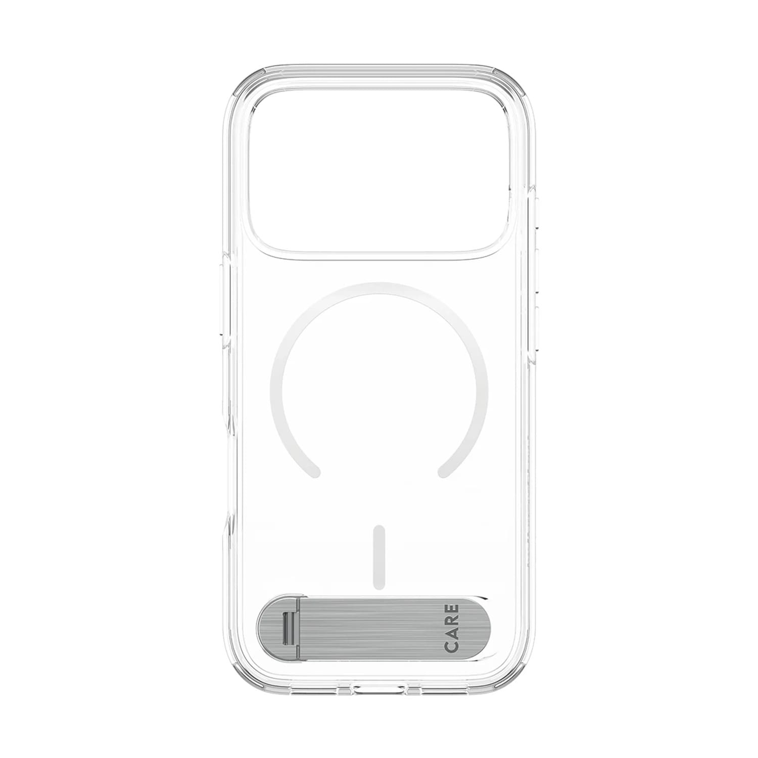 CARE by PanzerGlass Kickstand Etui do iPhone 18 Pro / 17 Pro kompatybilne z MagSafe - Przezroczyste 