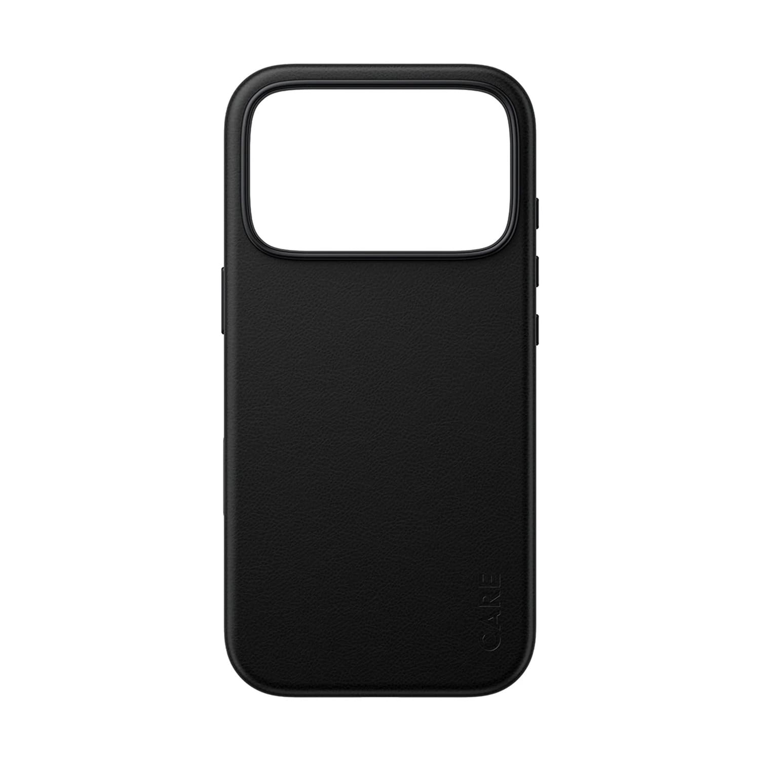 CARE by PanzerGlass Solo Vegan Leather Etui skórzane do iPhone 18 Pro / 17 Pro kompatybilne z MagSafe - Czarne 