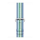 Apple Pasek nylonowy w kolorze niebieskim (prążki) do koperty 42mm / 44mm / 45mm / 46mm / 49mm - rozmiar M/L - 923-02364