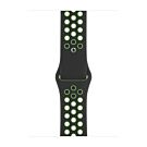 Apple Pasek sportowy Nike  w kolorze czarnym/ostrej limetki do koperty 44mm / 45mm / 46mm / 49mm - rozmiar S/M/L - 923-04055