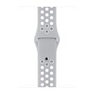 Apple Pasek sportowy Nike  w kolorze srebrnym/białym do koperty 38mm / 40mm / 41mm / 42mm - rozmiar S/M/L - 923-01351