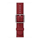 Apple Skórzany pasek z klamrą klasyczną w kolorze rubinowym do koperty 38mm / 40mm / 41mm / 42mm - rozmiar S/M - 923-02207