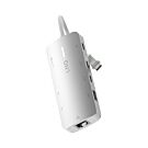 LINQ Hub 8in1 Pro Studio USB-C Multiport /8K HDMI / USB-C PD 140W / 3 x USB-A / 2 x USB-C / Enthernet 2,5Gb/s - Srebrny - LQ49081PS LINQ Hub 8in1 Pro Studio USB-C Multiport /8K HDMI / USB-C PD 140W / 3 x USB-A / 2 x USB-C / Enthernet 2,5Gb/s - Srebrny - LQ49081PS