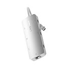 LINQ Hub 8in1 Pro USB-C Multiport /4K HDMI / USB-C PD 140W / USB-A / 2 x USB-C / Enthernet 2,5Gb/s / Czytnik kart - Srebrny - LQ49081 LINQ Hub 8in1 Pro USB-C Multiport /4K HDMI / USB-C PD 140W / USB-A / 2 x USB-C / Enthernet 2,5Gb/s / Czytnik kart - Srebrny - LQ49081