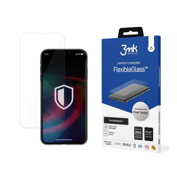 3mk Flexible Glass Oleo Szkło hybrydowe do iPhone 15 - 3MK-FGO-I15 - zdjęcie 1 z 6