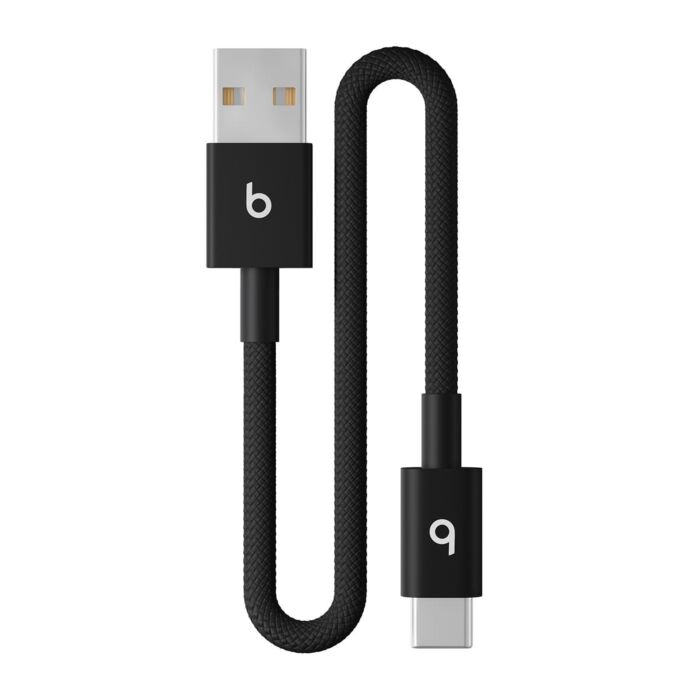 Apple Beats Pleciony przewód USB-A na USB-C (20cm) - Dynamiczna czerń - MEQL4EE/A - zdjęcie 1 z 3