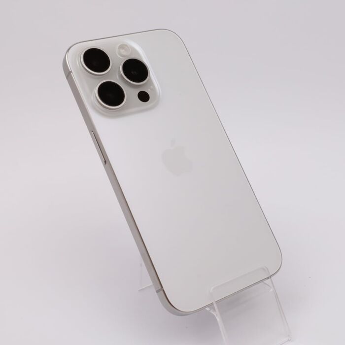 Apple iPhone 15 Pro 128GB Tytan biały (White Titanium) - VMIPN15PWR/E/RB - zdjęcie 1 z 6