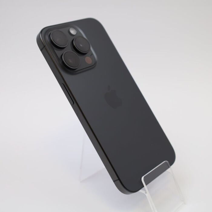 Apple iPhone 15 Pro 128GB Tytan czarny (Black Titanium) - IPN15PVRM/E/4 - zdjęcie 1 z 4