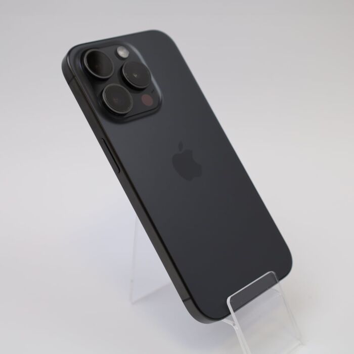 Apple iPhone 15 Pro 128GB Tytan czarny (Black Titanium) - IPN15PVRM/E/5 - zdjęcie 1 z 4