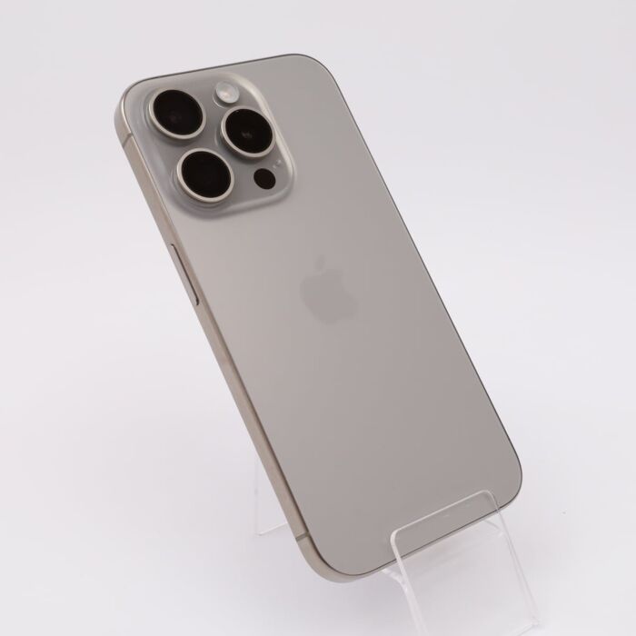 Apple iPhone 15 Pro 128GB Tytan naturalny (Natural Titanium) - VMIPN15PTR/E - zdjęcie 1 z 6