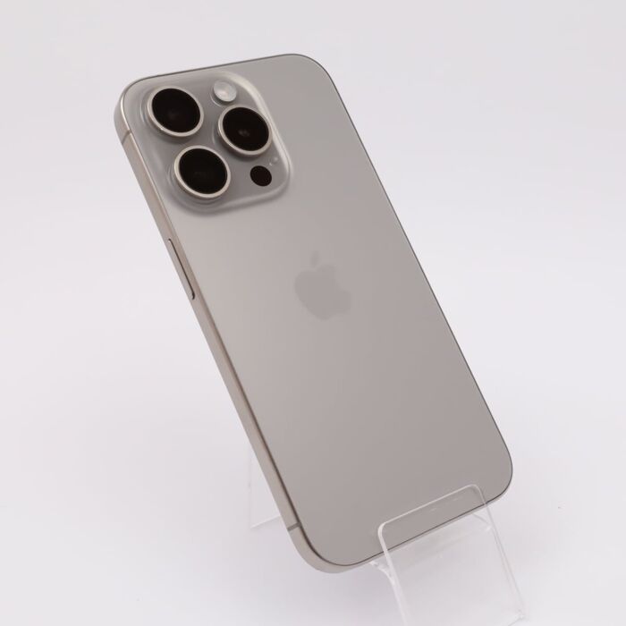 Apple iPhone 15 Pro 128GB Tytan naturalny (Natural Titanium) - VMIPN15PTR/P - zdjęcie 1 z 6