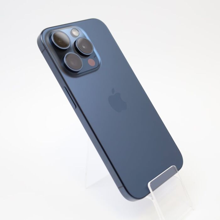 Apple iPhone 15 Pro 128GB Tytan błękitny (Blue Titanium) - IPN15PURM/E/5 - zdjęcie 1 z 5