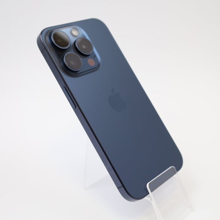 Apple iPhone 15 Pro 128GB Tytan błękitny (Blue Titanium) - IPN15PURM/E/7 - zdjęcie 1 z 6