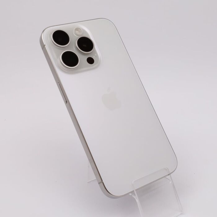 Apple iPhone 15 Pro 256GB Tytan biały (White Titanium) - VMIPN15PWX/P - zdjęcie 1 z 6