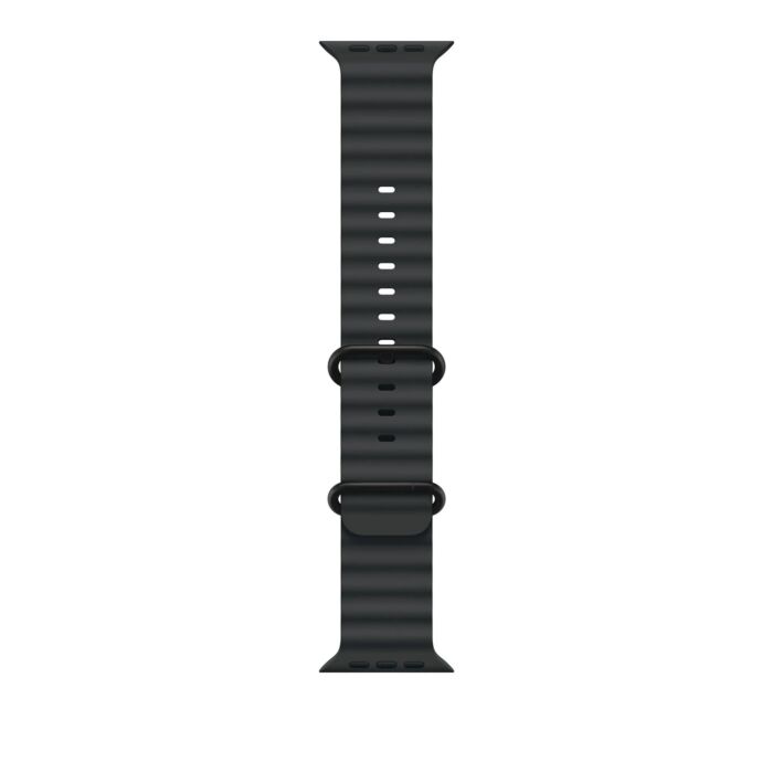 Apple Pasek Ocean w kolorze czarnym z elementami z tytanu w kolorze czarnym do koperty 44mm / 45mm / 46mm / 49mm - rozmiar uniwersalny - AWBFBK0/V - zdjęcie 1 z 3