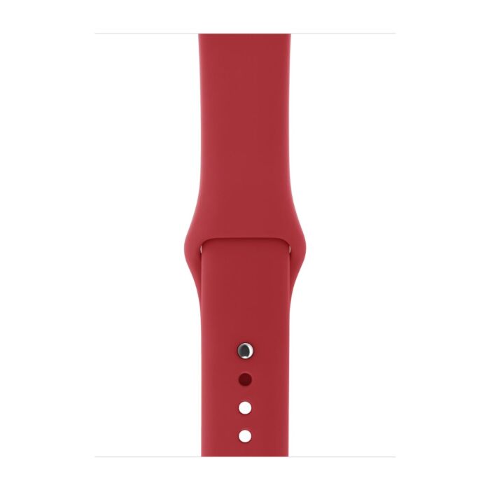 Apple Pasek sportowy  w kolorze (PRODUCT)RED do koperty 42mm / 44mm / 45mm / 46mm / 49mm - rozmiar S/M/L - 923-02168 - zdjęcie 1 z 3