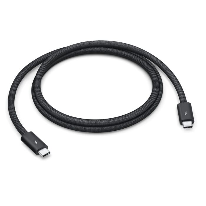 Apple Przewód profesjonalny Thunderbolt 5 Pro USB-C (1 m) - Czarny - Outlet - MDW94/R - zdjęcie 1 z 3