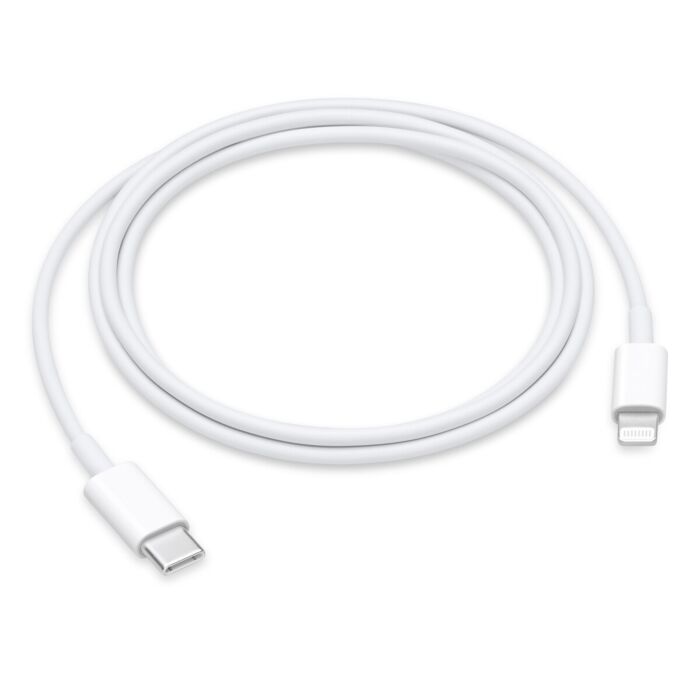 Apple Przewód z USB-C na Lightning 1 m - Biały - MUQ93ZM/A - zdjęcie 1 z 4