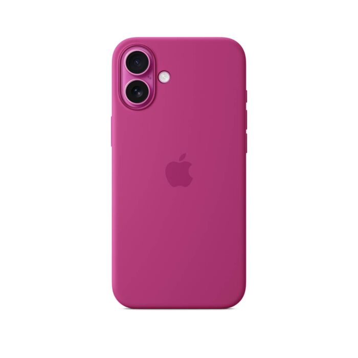 Apple Silikonowe etui do iPhone 16 Plus z MagSafe - Żywy róż - MYYE3ZM/A - zdjęcie 1 z 5