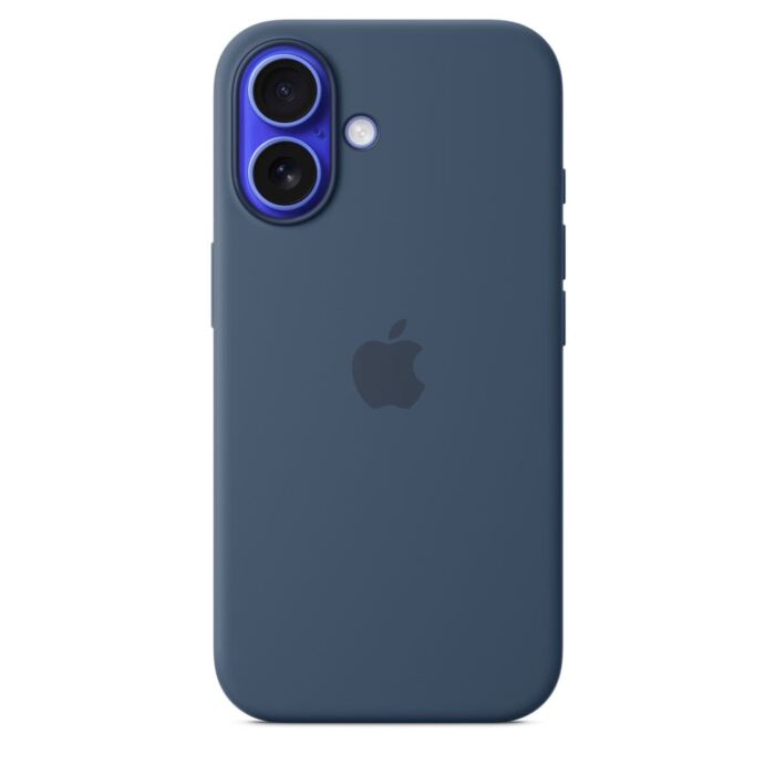 Apple Silikonowe etui do iPhone 16 z MagSafe - Denim - MYY23ZM/A - zdjęcie 1 z 7